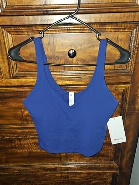Lululemon Align Tank!! Nwts Clubhouse Blue! CLBU Sz 10! Has Padding!!